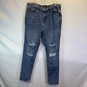 Arizona Jean Co‎ Women's Size 17 Highest Rise Jeggings Distressed Holes in legs